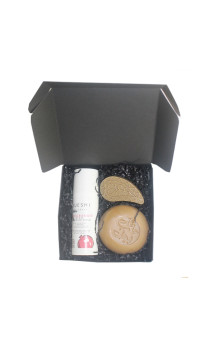 Sérum réparateur Kueshi + Savon d'Alep Jasmin + Savon aux encens Najel - Pack Cadeau écologique original