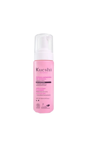 Mousse nettoyante douce - Pomme - KUESHI - 150 ml.