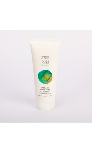 Crema de manos y pies ecológica - Caléndula y Hierbabuena - Amapola - 50 ml.