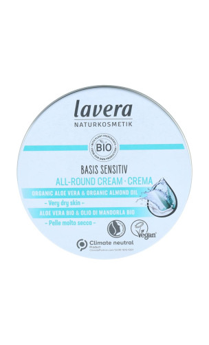 Crema hidratante bio Cara & Cuerpo Karité & Almendra - Lavera - 150 ml.