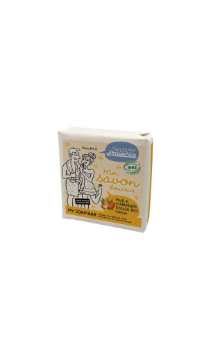 Savon BIO aux amandes douces & calisson - Secrets de Provence - 100 gr.