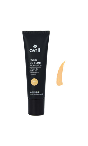 Fond de teint bio Miel - Avril - 30 ml.