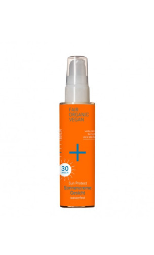 Crème solaire minérale BIO pour le visage - SPF30 - I+M - 100 ml