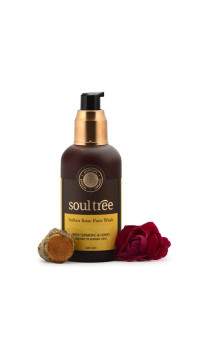 Gel nettoyant Ayurvédique - ROSE CURCUMA - Soultree - 120 ml.