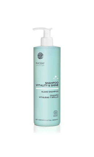 Champú ecológico Vitalidad y Brillo (Vitality & Shine Shampoo) - NAOBAY - 250 ml