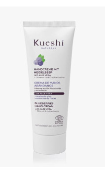 Crema de manos natural Arándanos - Hidratante - KUESHI - 75 ml.