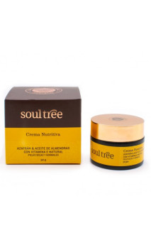 Crema facial ecológica Ayurveda Nutritiva - Azafrán - Soultree - 50 g.