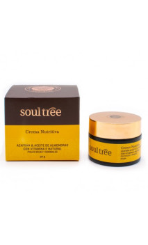 Crème visage bio ayurvédique - Nourrissante - Safran - Soultree - 50 g.