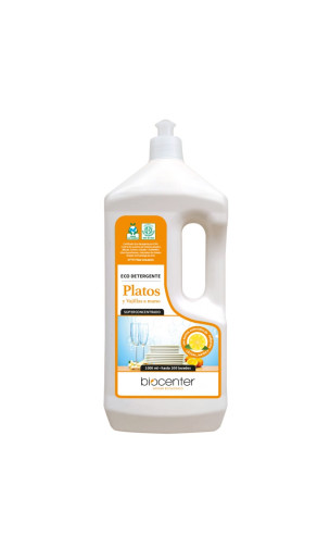 Lavavajillas a mano ecológico - Limón, menta & eucalipto - Biocenter - 1000 ml