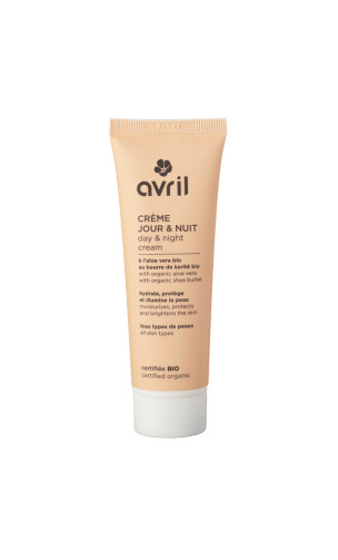 Crema ecológica - Día y noche - Aloe Karité - Avril - 50 ml