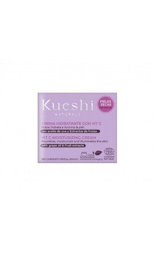 Crème de nuit naturelle - Vitamine C & Rainsin - KUESHI - 50 ml.