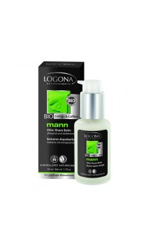 Bálsamo aftershave ecológico con ginkgo y cafeína - Logona Mann - 50 ml.