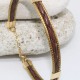 Bracelet en or végétal – OSLO – Biobijou Capim dourado – Sloweco