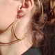 Boucles d'oreilles en or végétal – HOLLYWOOD – Biobijou Capim dourado – Sloweco