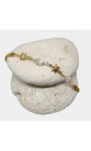 Bracelet en or végétal – NAMIBIE – Biobijou Capim dourado – Sloweco