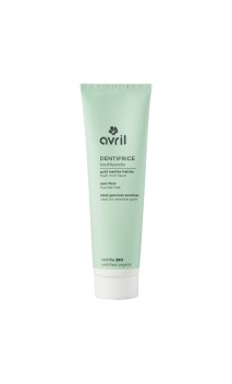 Dentifrice bio Menthe -Sans fluor ni dioxyde de titane - Gencives sensibles -Avril - 100 ml.