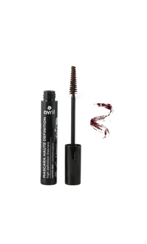 Mascara bio haute définition - Marron - Avril - 7.5 ml.