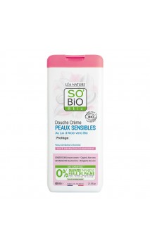 Gel de ducha ecológico Hipoalergénico Malva Piel sensible (Sin Sulfatos) - So'Bio Étic - 650 ml.