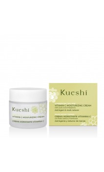 Crema de día y noche natural - Pieles normales y grasas - Vitamina C & Frambuesa - KUESHI - 50 ml.