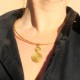 Collier en or végétal – NIL IGUAZÚ  – Biobijou Capim dourado – Sloweco