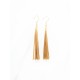 Boucles d'oreilles en or végétal – LAS VEGAS – Biobijou Capim dourado – Sloweco