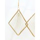 Pendientes oro vegetal – HELSINKI – Biojoya Capim dourado – Sloweco