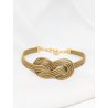 Bracelet en or végétal – IBIZA – DORE - Biobijou Capim dourado – Sloweco