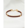 Bracelet semi-rigide en or végétal - VINICUNCA - Vin - Biobijou Capim dourado – Sloweco