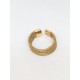Bague semi-rigide en or végétal – UTAH - Biobijou Capim dourado – Sloweco