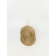 Pendentif en or végétal – PARIS  – Biobijou Capim dourado – Sloweco