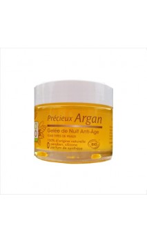 Gel de noche antiedad ecológica Précieux Argan - SO'BiO étic - 40 ml.