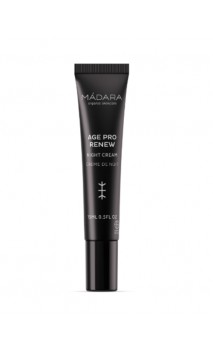 MINI Crema de Noche natural ANTIEDAD - Renew AGE PRO - Abedul Ácido hialurónico Algas - MÁDARA - 15 ml.
