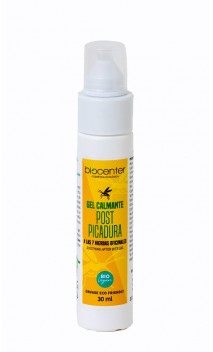 Gel natural Calmante de picaduras - Post picadura - Aloe vera 7 Hierbas Oficinales - Biocenter - 30 ml.