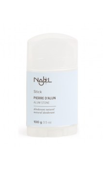 Desodorante Piedra de Alumbre natural EN BARRA - NAJEL - 100 gr.