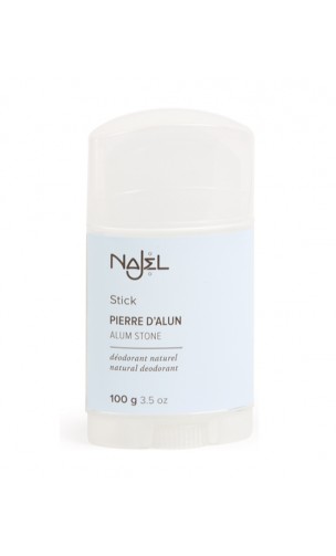 Déodorant Pierre d'alun naturelle en barre - Wassy - 120 gr.