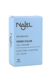 Piedra de Alumbre natural pura - Desodorante Aftershave - NAJEL - 90 gr.