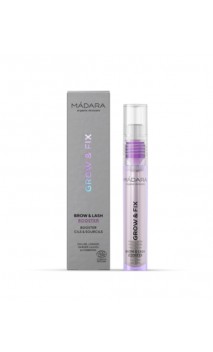 Gel Natural para cejas pestañas - CLEAR - Grow & Fix - Volumen, Brillo y Crecimiento - Mádara - 4.25ml