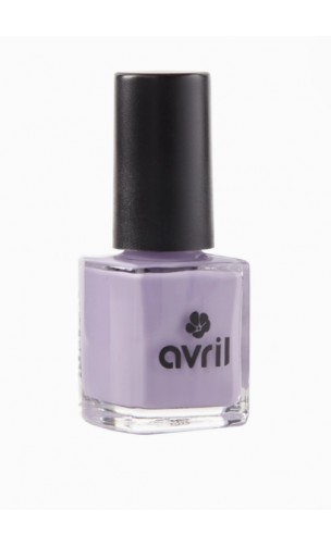 Esmalte de uñas natural - Lilas brillante - Avril - 7 ml.