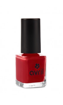 Vernis à ongles naturel - Rouge Passion - Avril - 7 ml