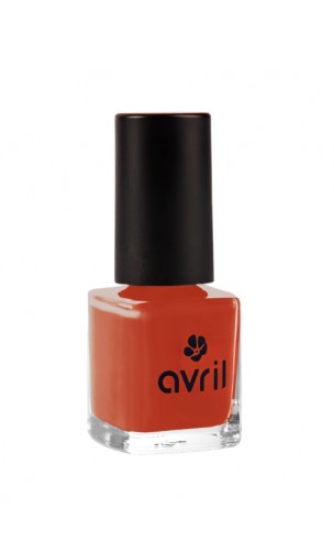 Vernis à ongles naturel Rouge brique nº 863 - Avril - 7 ml.