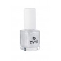 Vernis à ongles naturel de finition - Pailleté argenté - Avril - 7 ml.