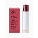 Recarga de bálsamo labial ecológico - COLOR Cereza - Manteca de karité & Ricino - Avril - 4.8 gr