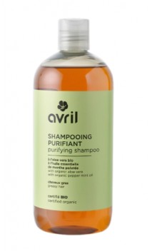 Champú ecológico - PURIFICANTE - Menta - Cabello graso - Avril - 500 ml.