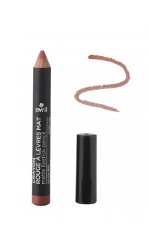 Lápiz de labios ecológico - Arcilla Rose Mate - Avril - 2 gr.