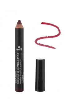 Lápiz de labios ecológico - Burdeos Mate - Avril - 2 gr.