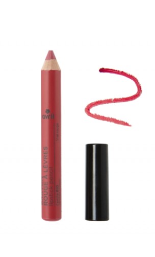 Crayon à lèvres BIO Rouge franc (Vrai rouge) - Avril - 2 gr.