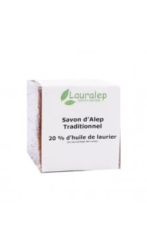 Jabón de Alepo tradicional Laurel al 20 Siria - Lauralep - 180 g.