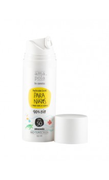 Protector solar ecológico - Familia Niños FPS 50 - Amapola BIOCosmetics - 150 ml