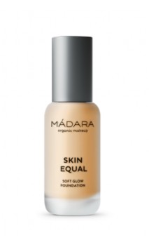 Base de maquillaje bio  040 SAND SKIN EQUAL Foundation FPS15 - Ácido hyalurónico - MÁDARA - 30 ml.