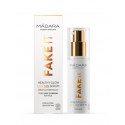 Sérum visage Autobronzant BIO - FAKE IT Healthy Glow - Acide hyaluronique Framboise Karité -MÁDARA - 30 ml.